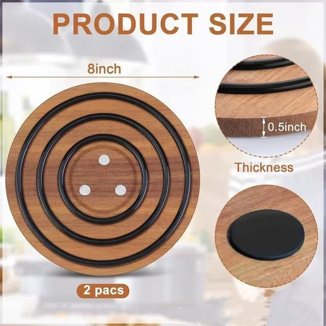 Magnetic Wooden Potholder | ArchiWhimsy