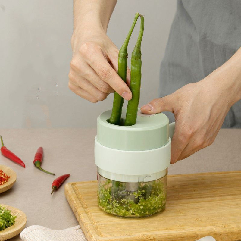 4 In 1 Handheld Electric Vegetable Cutter | ArchiWhimsy