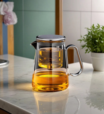 All-Glass Modern Style Teapot | ArchiWhimsy